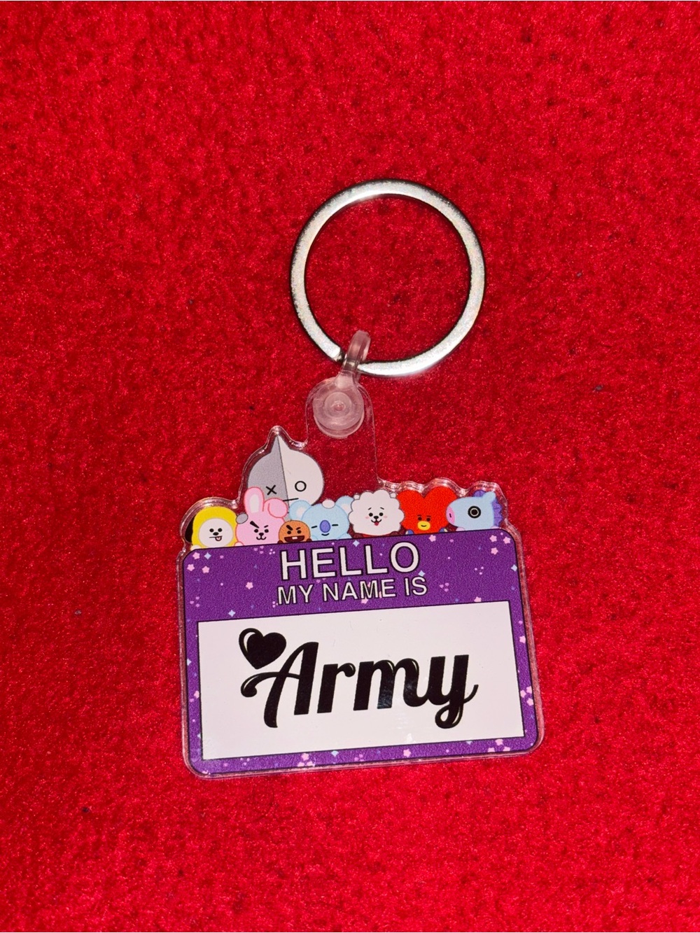 NWOT BTS BT21 Keychain.